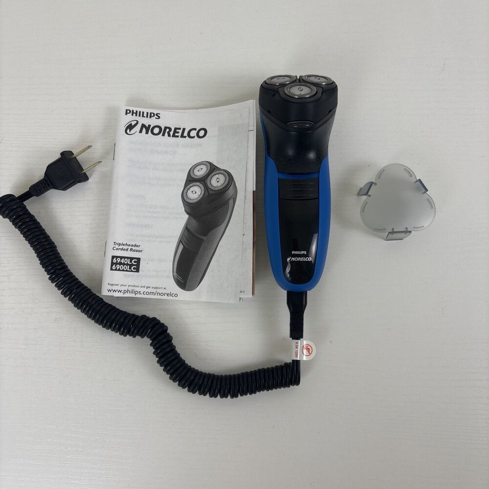 Philips Norelco 6940 Electric Razor Shaver 6900 Series Corded w/ Built-In Trimme